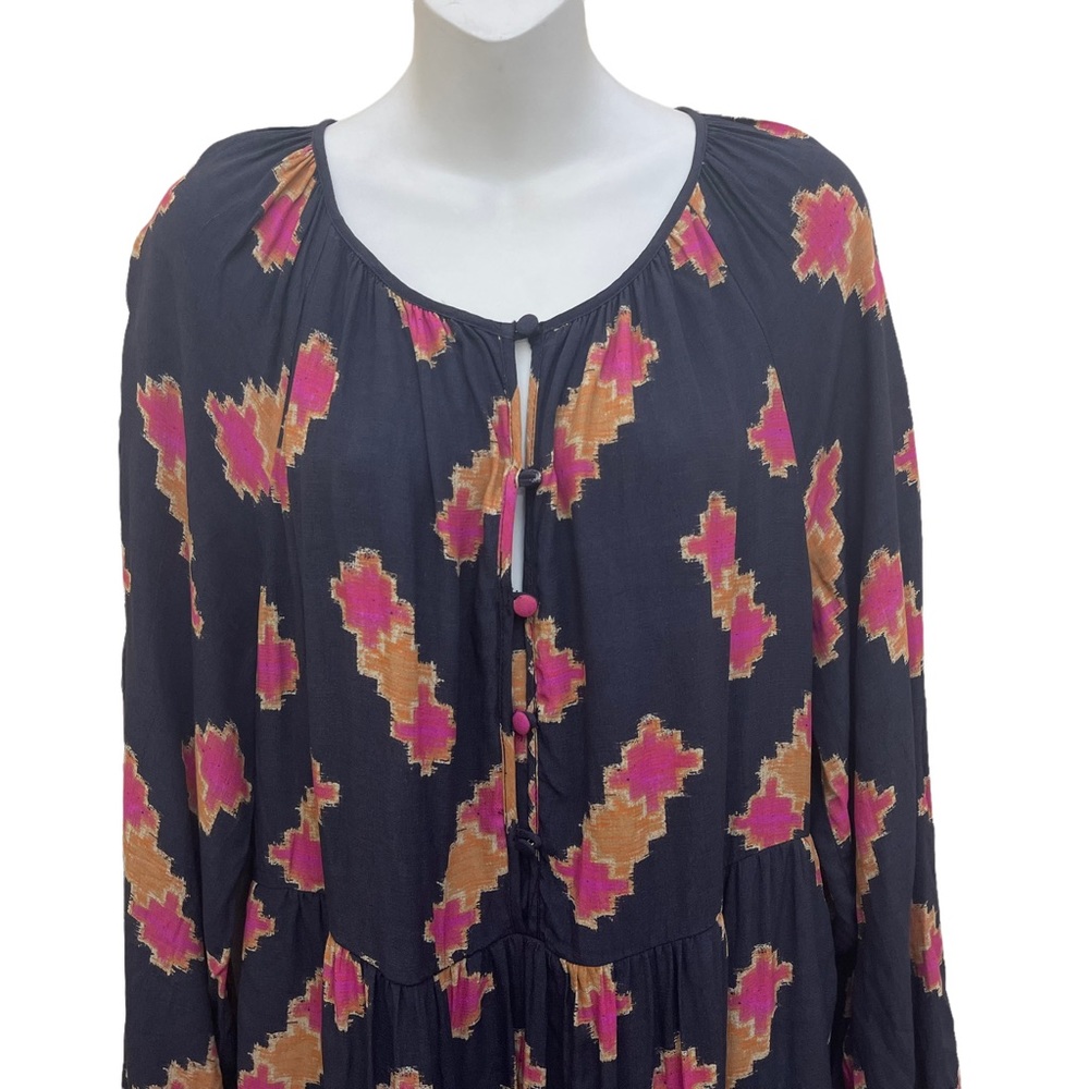 Anthropologie Navy Blue Sammi Tunic Medium Casual Dress - Picture 5 of 11